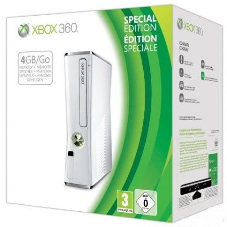 Игровая консоль Microsoft Xbox 360 slim 250-320 Gb White (прошитая)